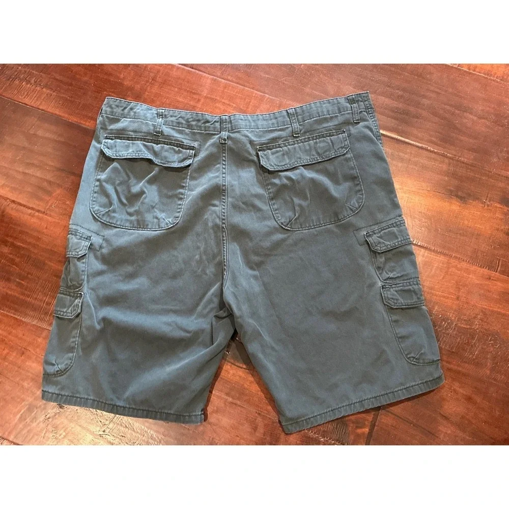 Wrangler Cargo Shorts Mens Size 42 Green Blue Authentics Relaxed Fit Bundle 2pk